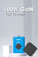 Adaptateur universel pour ordinateurs portables AVS Gan 100w Gan Chargeur Pd Usb C Us Eu Uk Au Type-c Chargeurs 100w 65w Gan Chargeur rapide pour téléphone