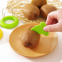 Kiwi Schiller & Schepje 2-in-1 Fruitopener, RVS/Plastic, Verdikte uitvoering, Schep, Eet, Zonder knoeien, Snel & Gemakkelijk