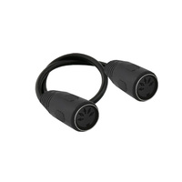 Câble de transmission de données vidéo RCA PVC personnalisé, 6 broches MIDI DIN, pour haut-parleur, avec conducteur en cuivre nu tressé, 1m