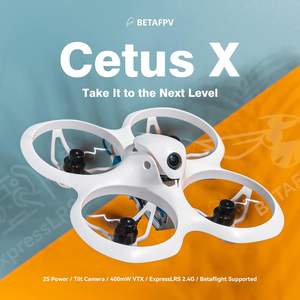Комплект BETAFPV Cetus X FPV: полетный контроллер Betaflight FC, передатчик LiteRadio 3, камера C04, очки VR03. Удобный для начинающих, продвинутый комплект RTF. Летайте быстрее. - Product Image 3