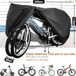Высокое качество, прямые продажи, уличный водонепроницаемый чехол для велосипеда для 2 или 3 велосипедов, защита мотоцикла от дождя и солнца