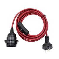 Cable de Extensión con Interruptor de Encendido/Apagado para Lámparas E27, Enchufe Australiano