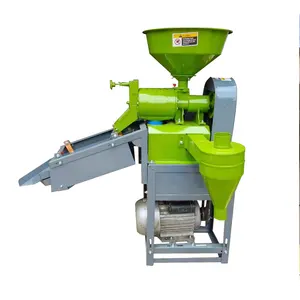 2021 HUADA Agro Newly 6N40V Rice Mill Machine Viboratory Screen Mini Rice Milling Machines for Home Use with Mini Cyclone