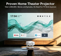 Proyector Portátil Q5 en Oferta, 1080P, 400ANSI, Alto Brillo, con Android 14, 1+8G, WiFi 6, BT 5.4, Enfoque Automático, Keystone, Altavoz de 5W