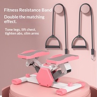 Treppensteiger für Gewichtsverlust, Geräuscharmes Kleines Fitness-Gerät, Schöne Beine, Links-Rechts-Schwingung, Hydraulisches Steppgerät