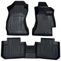 2013-2018 pour Subaru Forester Tapis de sol de voiture écologique Conduite à droite TPE avec protection du coffre Matériau en caoutchouc durable
