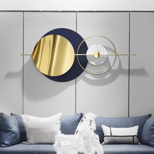 110X52CM livraison directe métal mur Art luxe fer artisanat salon contemporain Horizontal créatif décor à la maison suspendu DDP - Product Image 2