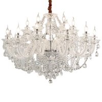 Lustre en cristal vintage de luxe français hauteur réglable pour Villa salon salle à manger chambre Hall hôtel décor à la maison