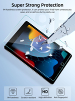Protection d'écran en verre trempé 2.5D anti-choc et anti-espion, dureté 9H, 0.3mm, pour iPad 7/8/9 10.2 pouces - Vente Flash