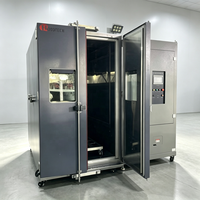 Chambre d'essai climatique HOTOTECH pour température et humidité, idéale pour les pièces automobiles, les batteries de stockage d'énergie solaire et les armoires de distribution.