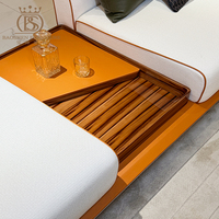 Ensemble de canapés de luxe BS Foshan 3 places, table basse, armoires, meubles de salon modernes haut de gamme italiens pour villa