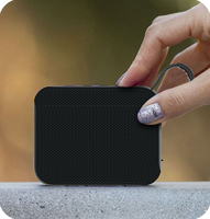 Altavoz Portátil Pequeño de Tela, Altavoz Inalámbrico Bluetooth Portátil, Altavoz para el Hogar, Senderismo, Camping, Subwoofer, Caja de Música Estéreo