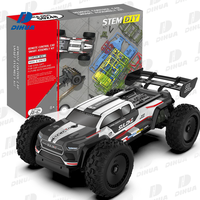 Kit de camion télécommandé 2,4 GHz, 71 pièces, ensemble de construction DIY, jouet d'apprentissage STEM pour enfants, pour construire et conduire des voitures miniatures