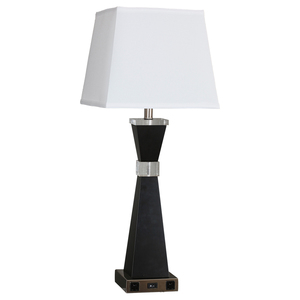 Lampe de table moderne et simple en métal, personnalisable, pour éclairage de chambre, alimentation rechargeable pour bureau - Product Image 5