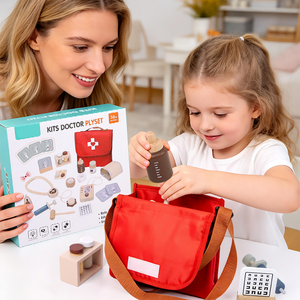 Kits de jouets d'imitation de haute qualité, ensemble de jeu de docteur, jouet de simulation amusant pour l'interaction parent-enfant, jouet de docteur pour enfants - Product Image 5