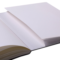 China Factory Custom Printing A4 Hardcover Black PU Leather Cover Business Dot Grid Lined Blank Notebooks Journal