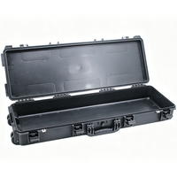 Valise robuste en plastique PP avec roulettes, mousse perforée, boîte de protection industrielle étanche et résistante pour instruments