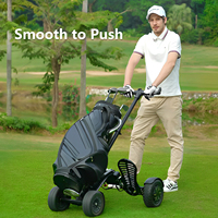 Chariot de golf électrique pliable ESWING 1600W 2-en-1 Push & Ride Buggy avec parapluie Portable Golf Caddy US Warehouse