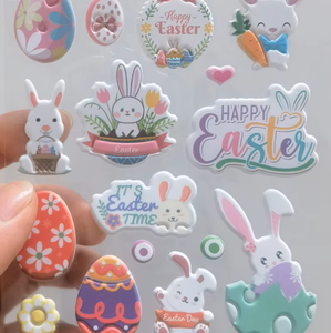 Op maat gemaakte <span class=keywords><strong>3D</strong></span> schuim stickers vel cartoon anime dome epoxy <span class=keywords><strong>3D</strong></span> stickers Kawaii pluizige decoratieve stickers voor kinderen - Product Image 4