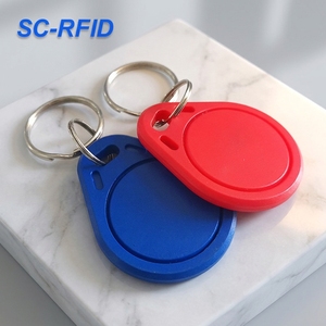 Porte-clés RFID ABS compact et résistant à la buée pour la gestion des enregistrements des membres et de la consommation prépayée des salons de beauté - Product Image 1