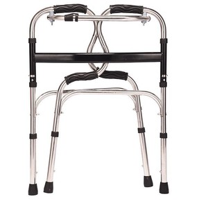 Hongbo <b>Walking</b> Aid Stainless Steel Double Bend <b>Frame</b> For Elderly Rehabilitation Training - Product Image 4