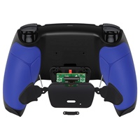 EXtremeRate Boutons arrière caoutchoutés bleus RISE V3 Kit de remappage pour manette PS5 BDM-030/040/050