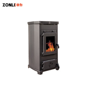 8KW En Acier Au Carbone <span class=keywords><strong>Tuyau</strong></span> <span class=keywords><strong>De</strong></span> Fumée En Fonte Poêle à <span class=keywords><strong>Bois</strong></span> À Vendre - Product Image 1