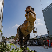 Jurassic tema parkı için yaşam boyutu gerçekçi Animatronic T Rex dinozor