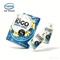 Pochette Doypack personnalisable de qualité alimentaire anti-fuite pour vodka, yaourt, jus et autres boissons