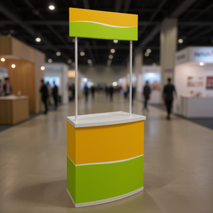 Mostrador Promocional para Exhibición de Mesa, Marco de Aluminio Resistente, Diseño Moderno de Plástico, Forma Rectangular - Product Image 2