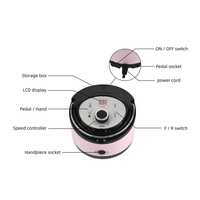 Machine à ongles professionnelle directe du fabricant, lime à ongles électrique 35000 tr/min, polisseuse à ongles électrique puissante 65W