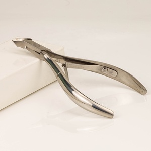 6.5mm Cutting Mouth Silver Jaw 16 Professional Manicure <strong>Cutter</strong> Clipper <strong>Cutticle</strong> Tweezers Nail Cuticle Nipper Stainless Steel - Product Image 3