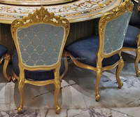 OE-FASHION personnalisé style Européen restaurant coque en bois massif table à manger Italienne 14 sièges grande table à manger ronde et chaises