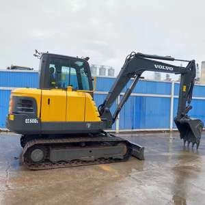 Volvo de qualité supérieure a utilisé une mini pelle hydraulique ec55 ec60 de 5 tonnes avec de faibles heures de travail - Product Image 3