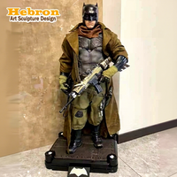 Figur Aksi Batman Ukuran Asli Desain Baru Patung Batman Ukuran Asli dari Fiberglass
