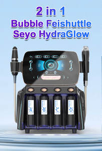 2in1 Hydro Oxygen Hydra Machine Machine de nettoyage en profondeur de <span class=keywords><strong>la</strong></span> peau Machine à bulles d'eau Hydro Aqua Facial Machine - Product Image 3