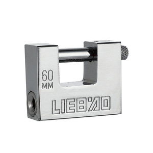 Candado de seguridad con cuerpo rectangular de hierro, resistente al agua IP68, con doble mecanismo de bloqueo para puerta de armario y puerta principal - Product Image 2
