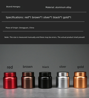 Boîte de conserve en aluminium luxueuse pour poudre protéinée, conteneur hermétique pour bonbons et thé, boîte cadeau avec petite boîte à thé en métal