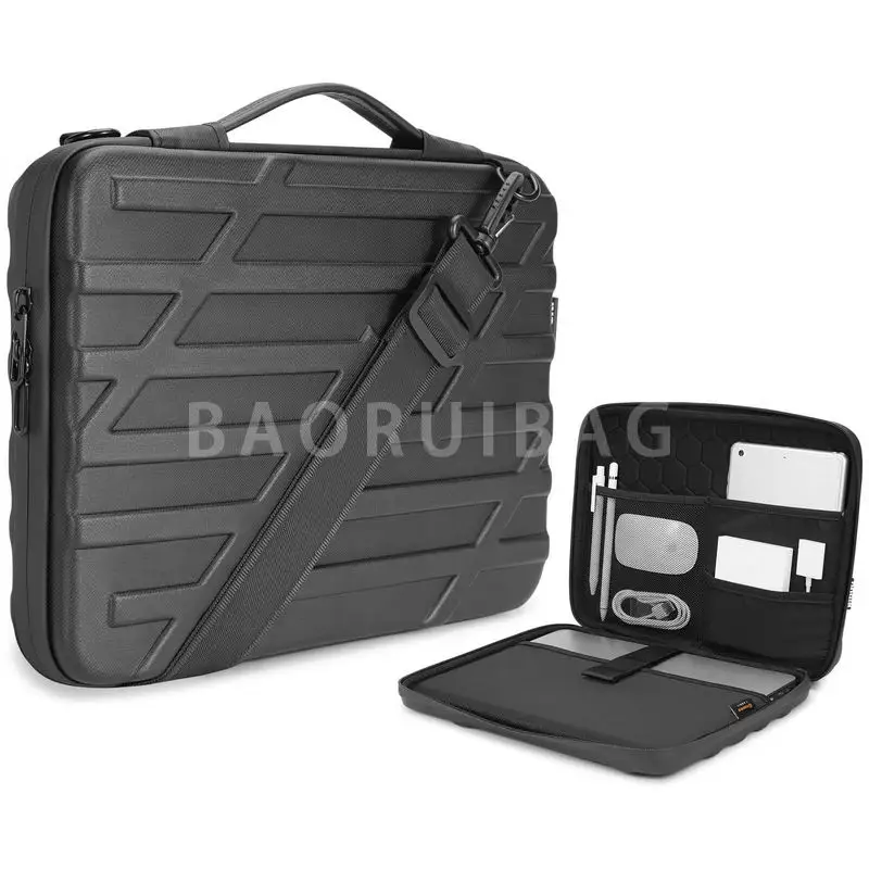 Hp için toptan özel eva dizüstü taşıma çantası 13-15.6 inç macbook bilgisayar kasası ile uyumlu