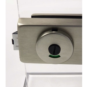 Nhà vệ sinh khóa cửa với dấu hiệu phòng tắm Glass ổ khóa với xử lý Key - Product Image 2