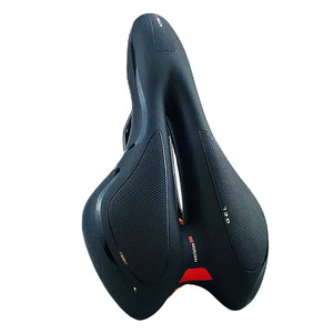 Active Comfort Bicycle Saddle <b>Gel</b> Padding Black Mountain <b>Bike</b> <b>Seat</b> Unisex Adult Cycling Saddle - Product Image 5