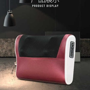 Coussin de massage T-ZT004 rechargeable pour le cou, la taille et le dos, avec compresse chaude et pétrissage électrique - Product Image 3