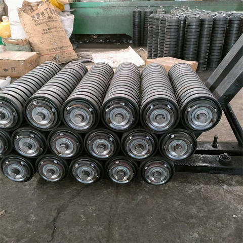 New Nylon Conveyor Roller with Shock Absorb Rubber Sheet Coated for Improved Performance