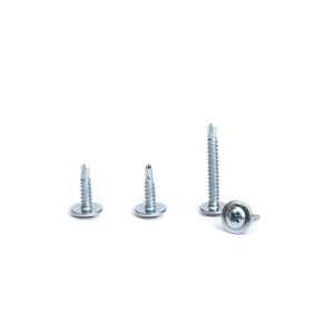 Tornillos autorroscantes de cabeza de armadura y cabeza tipo oblea de acero inoxidable y acero al carbono, y tornillos autorroscantes de cabeza hexagonal zincados para paneles de yeso - Product Image 2