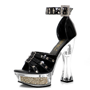 Sandales à talons Devil Hottie de 14 cm, <span class=keywords><strong>chaussures</strong></span> de pole dance sexy, style <span class=keywords><strong>rock</strong></span> exotique, style de podium de bar, modè<span class=keywords><strong>le</strong></span> chaud, style de défilé automobile - Product Image 6