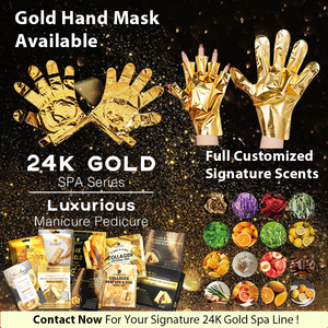 Masque chaussette professionnel OEM personnalisé en or 24 carats pour pédicure <span class=keywords><strong>spa</strong></span>, réparation des talons fendillés et des pieds secs – Vente directe usine - Product Image 5