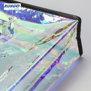 Tùy Chỉnh PU Xử Lý PU Ràng Buộc Laser Trong Suốt Hologram Rõ Ràng <span class=keywords><strong>PVC</strong></span> Tote Túi - Product Image 5