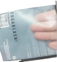 Pochette en PE blanche personnalisée avec fermeture éclair, sac en plastique transparent auto-scellant pour le stockage de gâteaux et de vodka, thermoscellage en usine
