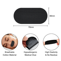 Bande adhésive buccale en soie de bambou pour dormir, bandes nocturnes douces et respirantes avec marque OEM, couleur personnalisée et boîte en papier, vente en gros