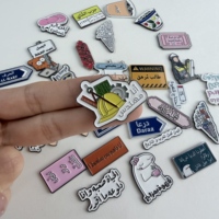 Stock usine disponible : Pin's en émail souple personnalisable, gravé sur mesure, motifs variés, thème arabe, autocollant décoratif personnalisé pour téléphone